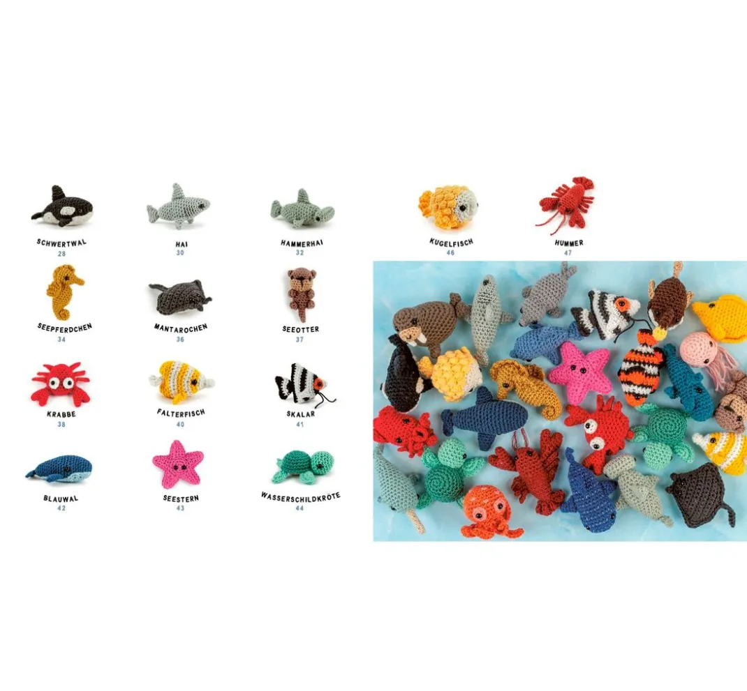 EMF Häkeln|Häkelanleitungen>Buch "Mini-Amigurumis - Süße Meeresbewohner"