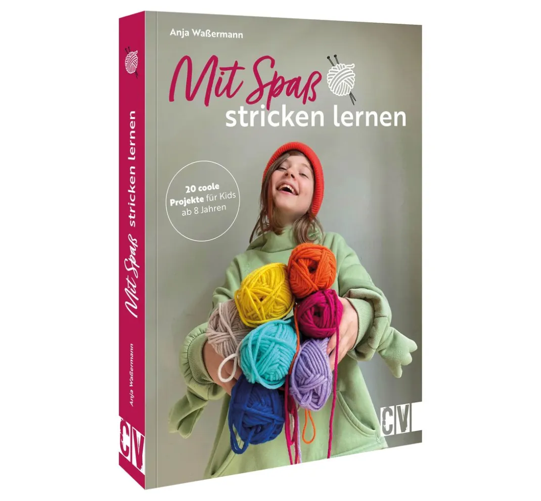 CV Strickanleitungen|Stricken>Buch "Mit Spaß Stricken lernen"
