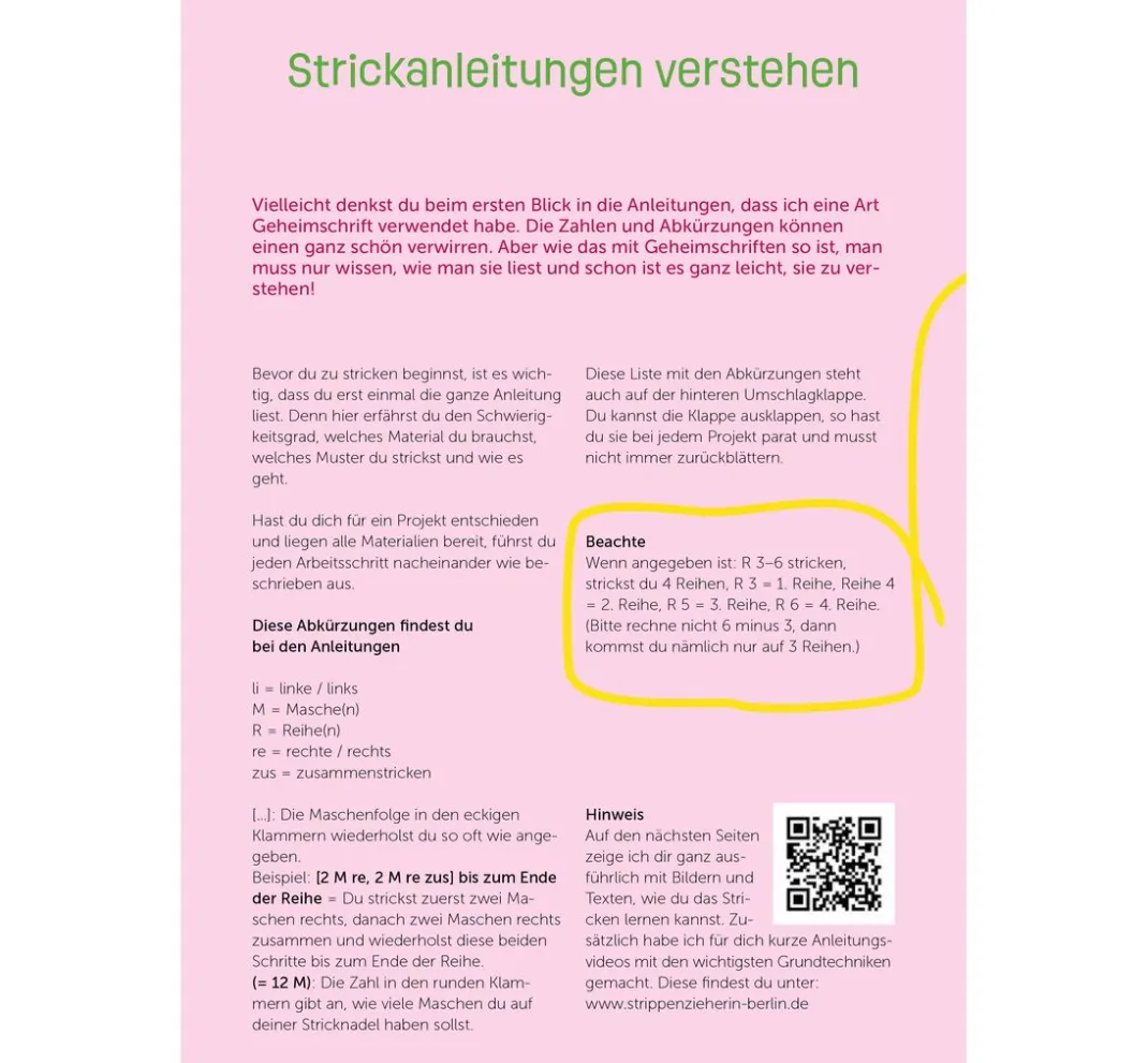 CV Strickanleitungen|Stricken>Buch "Mit Spaß Stricken lernen"