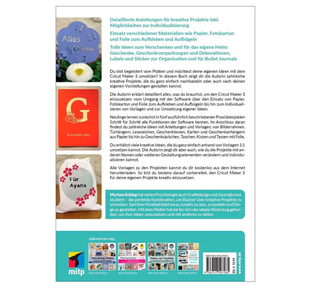 mitp Bücher|Bücher>Buch "Plotten mit dem CRICUT MAKER 3"
