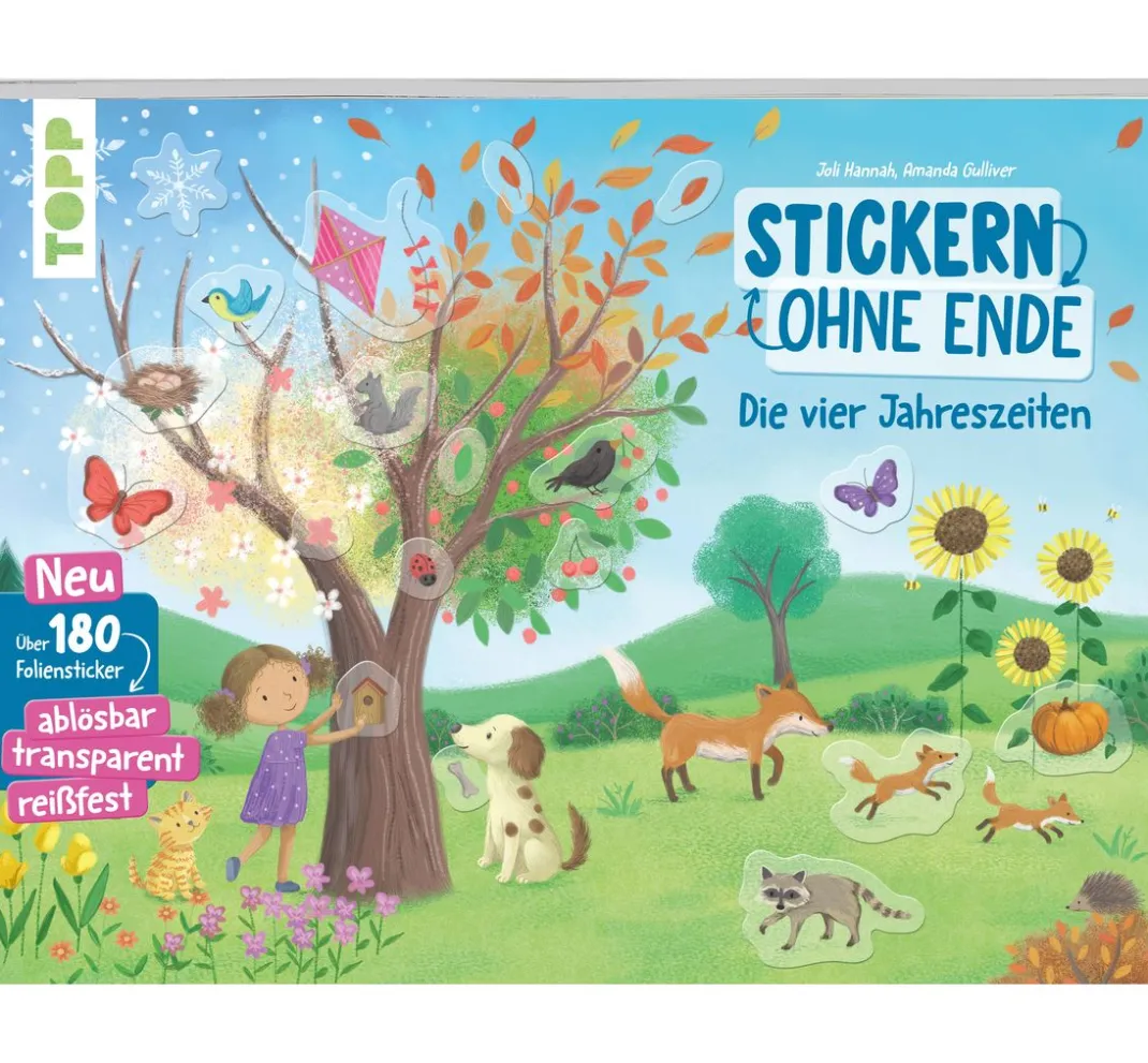 Kinder Topp Kinderbücher|Weitere Geschenkideen Für Kinder>Buch "Stickern ohne Ende - Die vier Jahreszeiten"