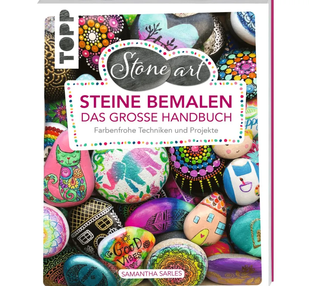 Kinder Topp Kinderbücher|Malbücher>Buch "StoneArt: Steine bemalen - Das große Handbuch"