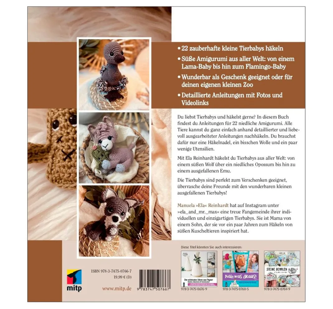 Kinder mitp Stricken & Häkeln|Häkelanleitungen>Buch "Tierbabys häkeln"