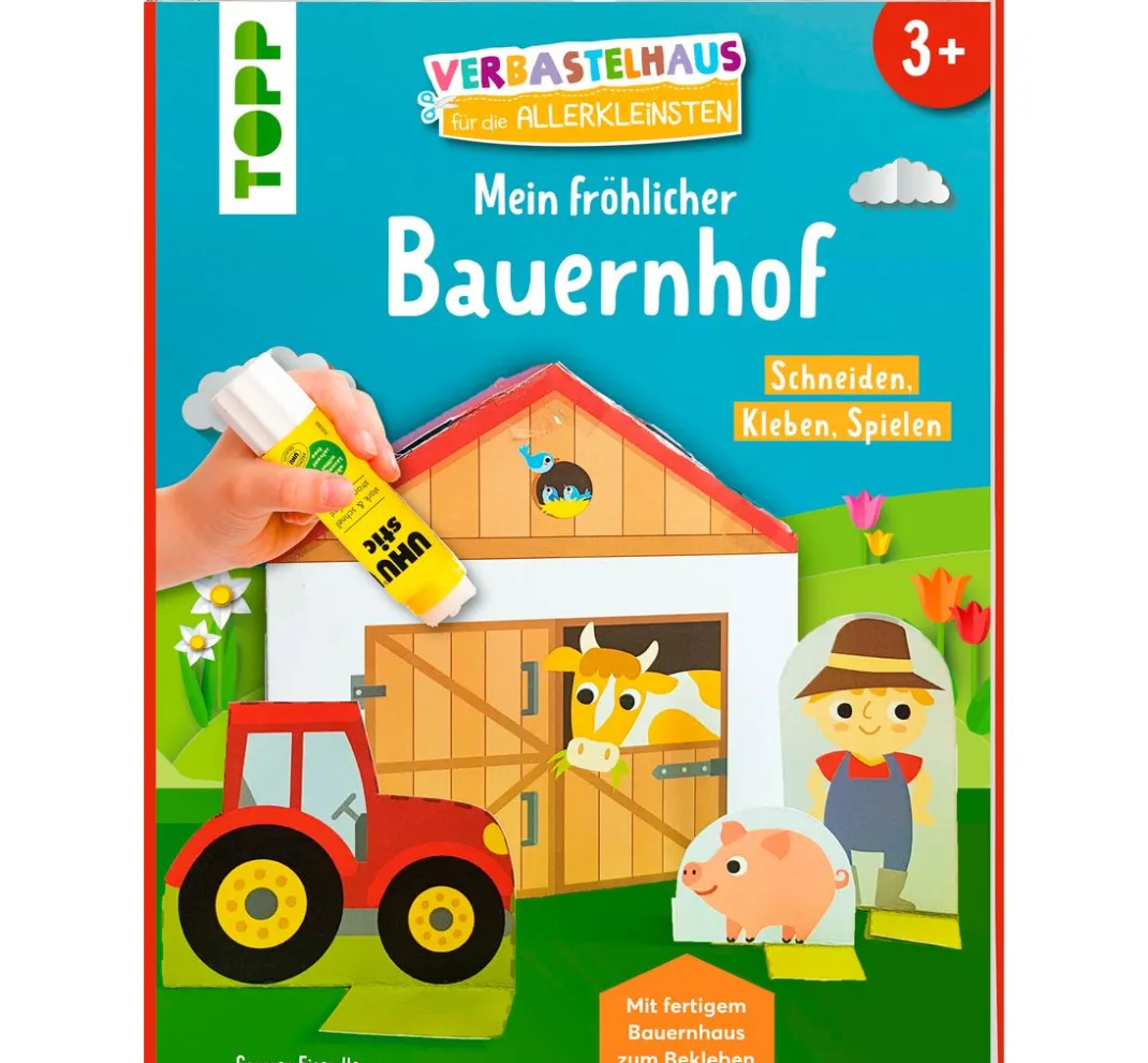 Kinder Topp Kinderbücher|Bücher>Buch "Verbastelhaus für die Allerkleinsten. Mein fröhlicher Bauernhof"