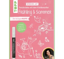 Topp Malvorlagen>Buch "Vorlagenmappe Fensterdeko mit dem Kreidemarker - Frühling & Sommer. Inkl.