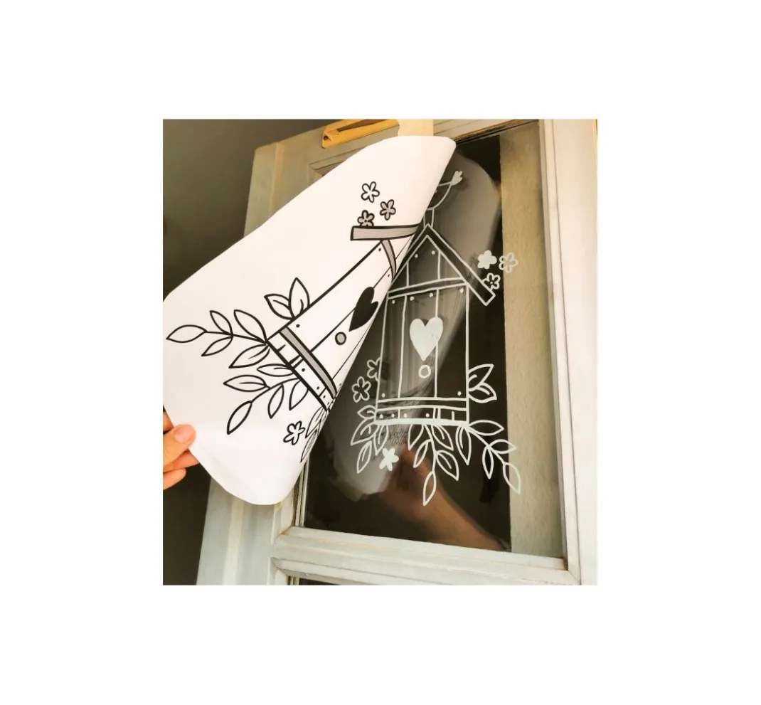 Topp Malvorlagen>Buch "Vorlagenmappe Fensterdeko mit dem Kreidemarker - Frühling & Sommer. Inkl.