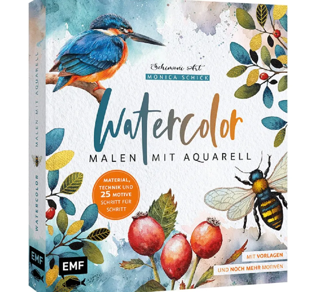 EMF Aquarell|Malvorlagen>Buch "Watercolor - Malen mit Aquarell"
