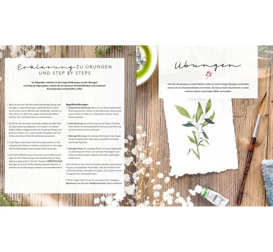 EMF Aquarell|Malvorlagen>Buch "Watercolor - Malen mit Aquarell"