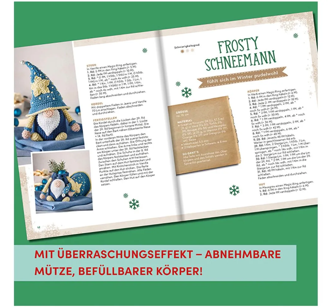 Topp Häkeln|Häkelanleitungen>Buch "Winterliche Überraschungswichtel"