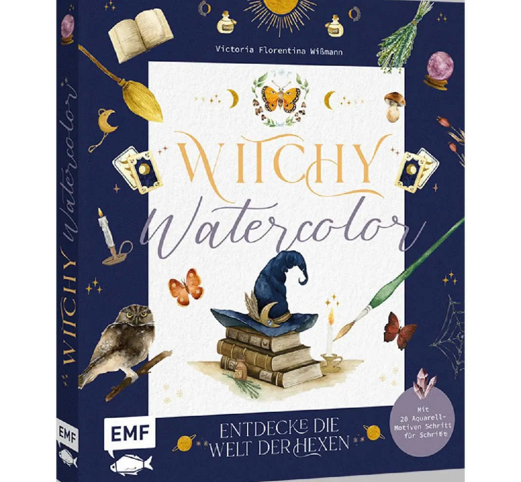 EMF Aquarell|Malbücher>Buch "Witchy Watercolor"