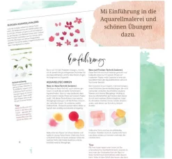 Topp Aquarell|Stickanleitungen>Buch "Wundervolle Watercolor Stickerei"