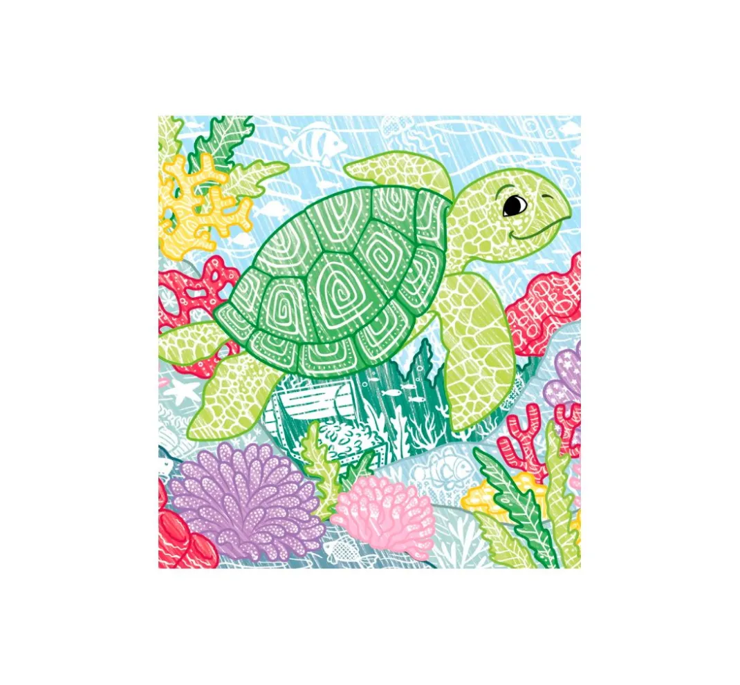 Kinder Topp Kinderbücher|Malbücher>Buch "Zauberpapier Malbuch Strand und Meer"