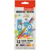 Kinder Bruynzeel Stifte & Marker|Scrapbooking>Buntstifte "Twin Point", 12tlg.