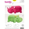 Kinder burda style Näh-Sets|Schnittmuster>Burda Schnittmuster Nr. 6560 "Kuscheltier Nashorn"