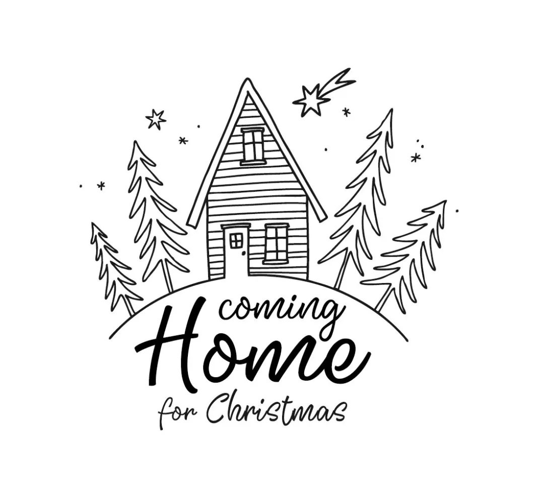 Butterer Scrapbooking|Kartengestaltung>Stempel "Coming Home for Christmas"