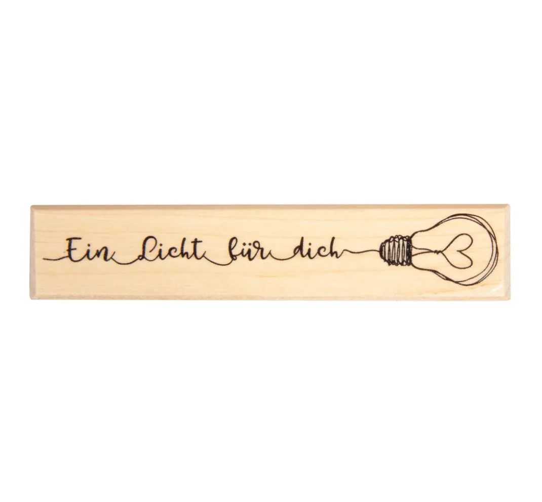 Butterer Scrapbooking|Kartengestaltung>Stempel "Ein Licht für dich"