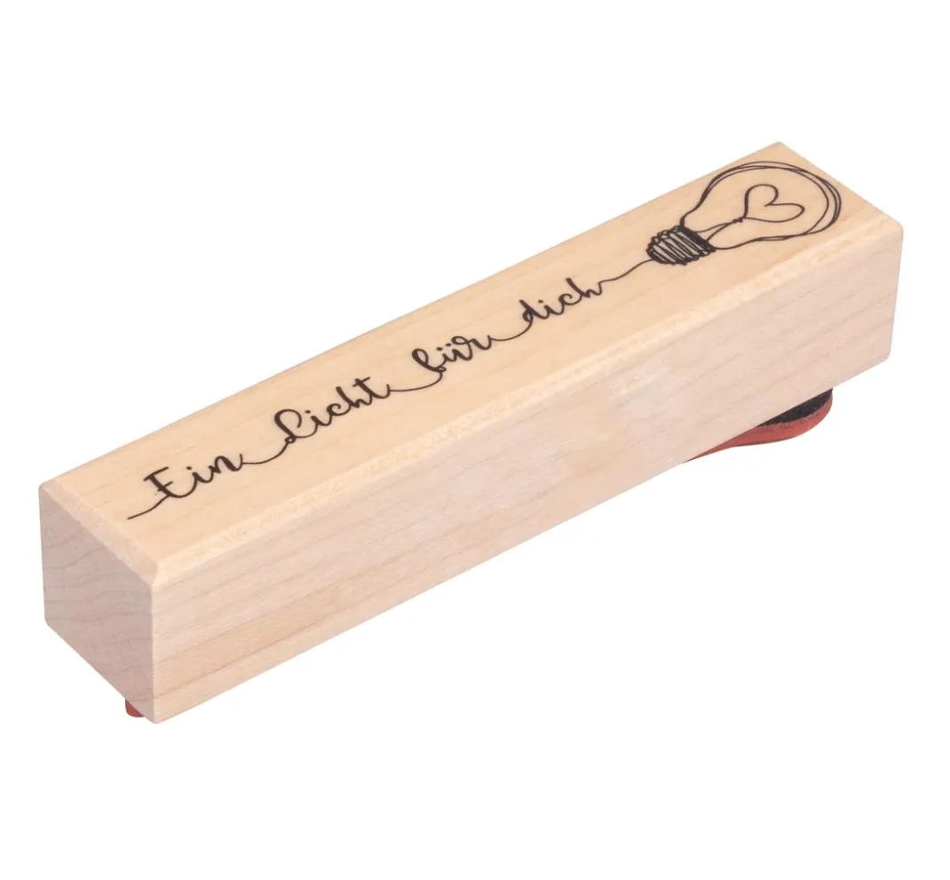 Butterer Scrapbooking|Kartengestaltung>Stempel "Ein Licht für dich"