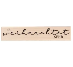 Butterer Scrapbooking|Kartengestaltung>Stempel "Es weihnachtet sehr"