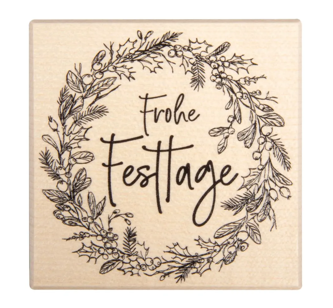 Butterer Stempel & Zubehör|Kartengestaltung>Stempel "Frohe Festtage"