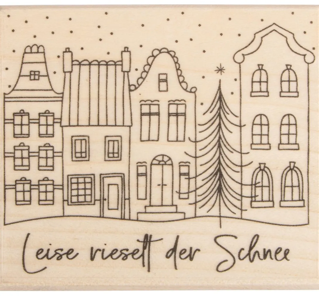Butterer Stempel & Zubehör|Scrapbooking>Stempel "Leise rieselt der Schnee"