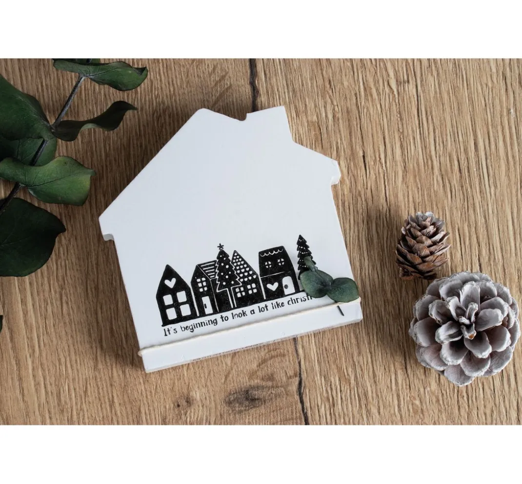 Butterer Scrapbooking|Kartengestaltung>Stempel "Little town"
