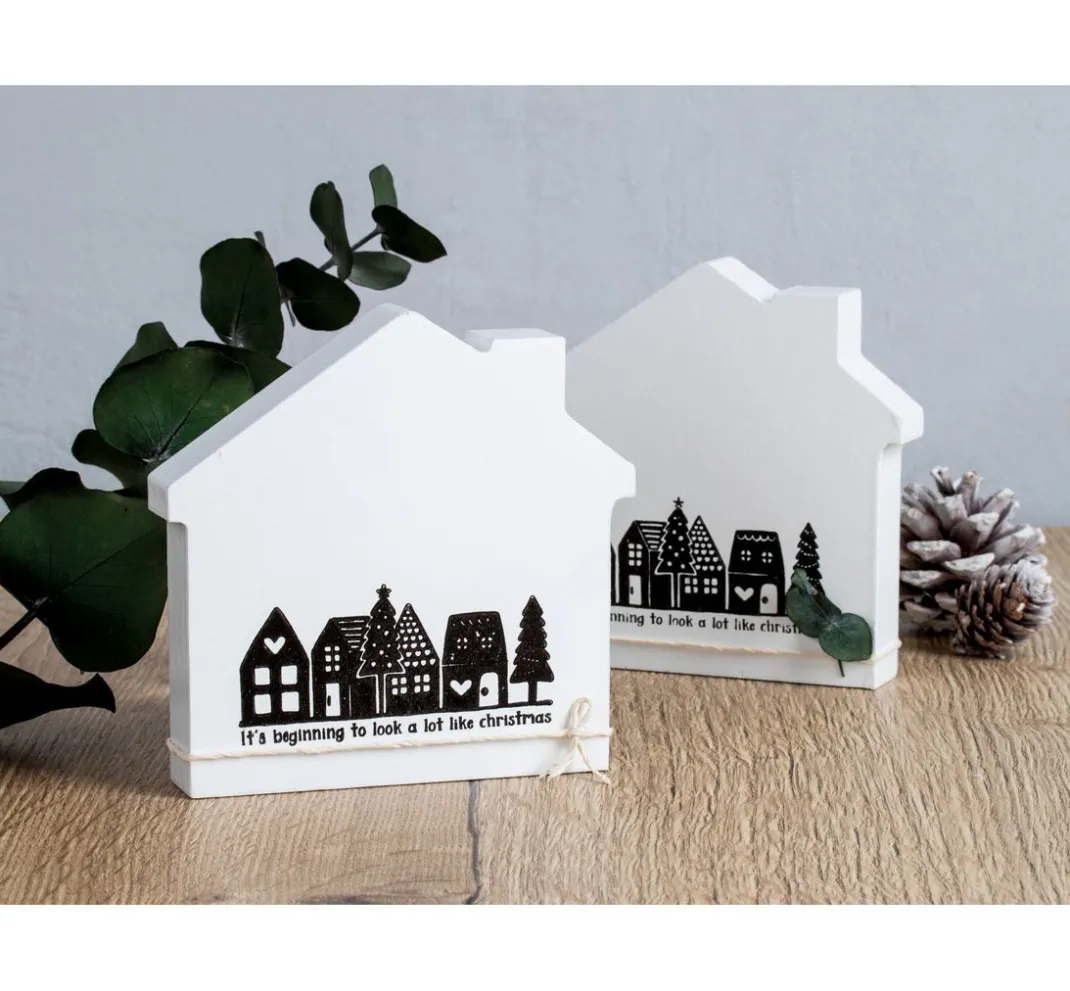 Butterer Scrapbooking|Kartengestaltung>Stempel "Little town"