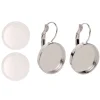 GLOREX Ohrschmuck|Cabochons>Cabochon-Ohrringe mit Verschlußhaken