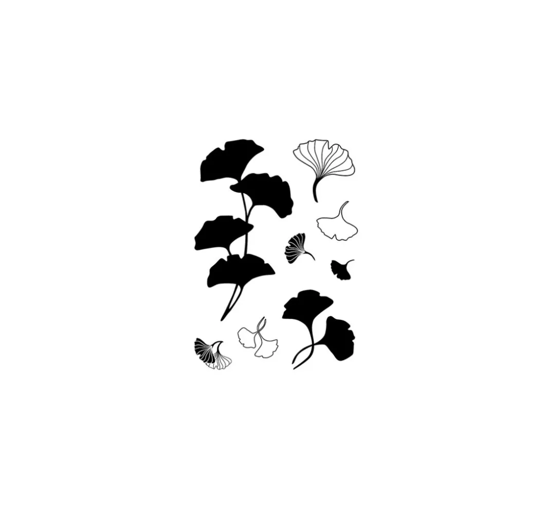 efco Stempel & Zubehör|Kartengestaltung>Clear Stamps "Ginkgo"