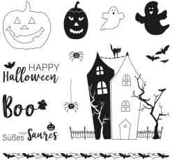 Rayher Stempel & Zubehör|Kartengestaltung>Clear Stamps "Halloween"