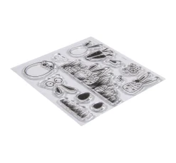 Rayher Stempel & Zubehör|Kartengestaltung>Clear Stamps "Hasenfamilie"