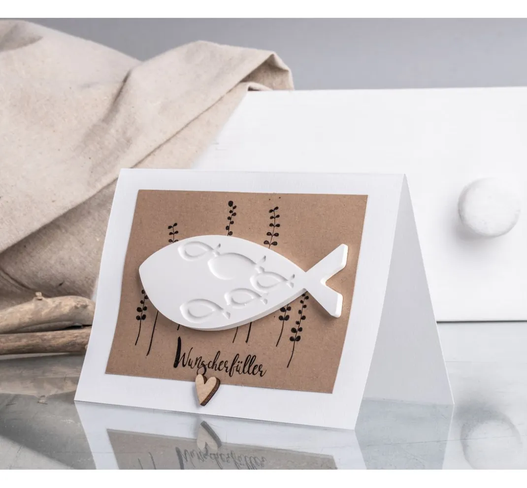 Rayher Kartengestaltung|Scrapbooking>Clear Stamps "Leuchtturm, Fische & Co"