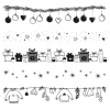 Rayher Stempel & Zubehör|Scrapbooking>Clear Stamps "Weihnachtsbordüren"