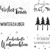Rayher Stempel & Zubehör|Scrapbooking>Clear Stamps "Weihnachtsgrüße"