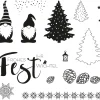 Rayher Stempel & Zubehör|Scrapbooking>Clear Stamps "Wichtelweihnacht"
