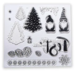 Rayher Stempel & Zubehör|Scrapbooking>Clear Stamps "Wichtelweihnacht"