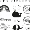 Rayher Stempel & Zubehör|Kartengestaltung>Clear Stamps "Willkommen Baby"