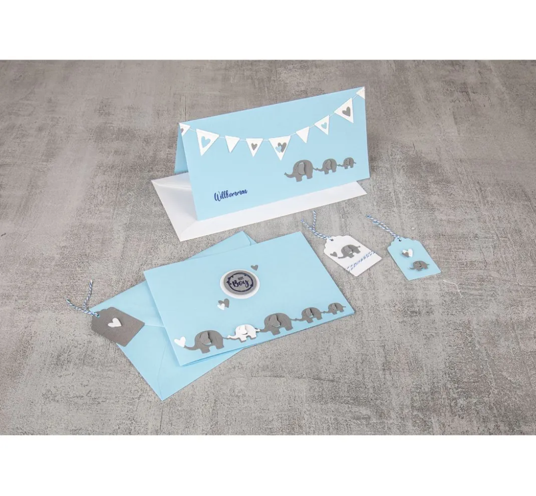 Rayher Stempel & Zubehör|Kartengestaltung>Clear Stamps "Willkommen Baby"