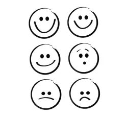 Kinder efco Weiteres|Stempel & Zubehör>Clear Stempel-Set "Emoticons"