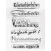 Kinder efco Weiteres|Backen>Clear Stempel-Set "Guten Appetit"