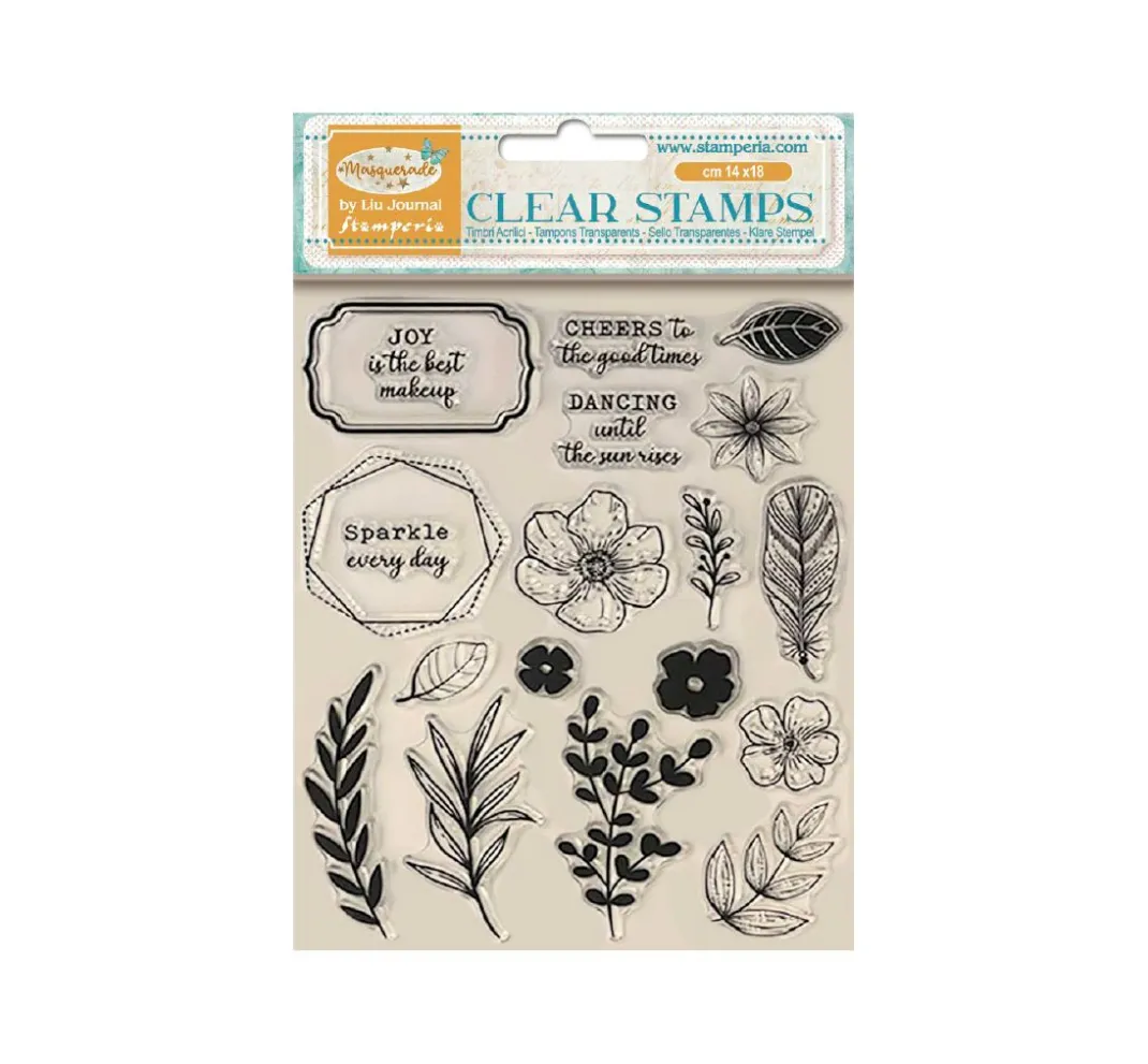 Stamperia Stempel & Zubehör|Kartengestaltung>Clear-Stamps "Masquerade"