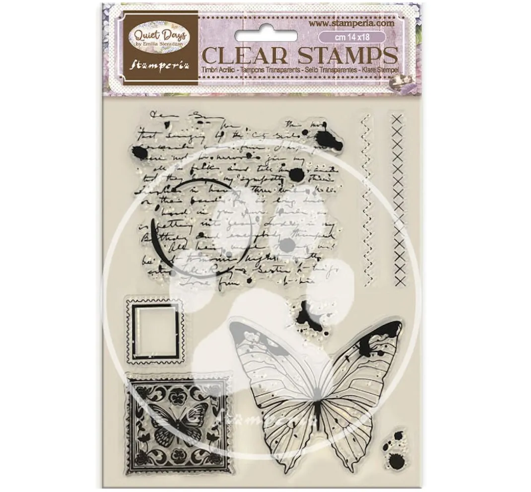 Stamperia Scrapbooking|Kartengestaltung>Clear-Stamps "Quiet Days"