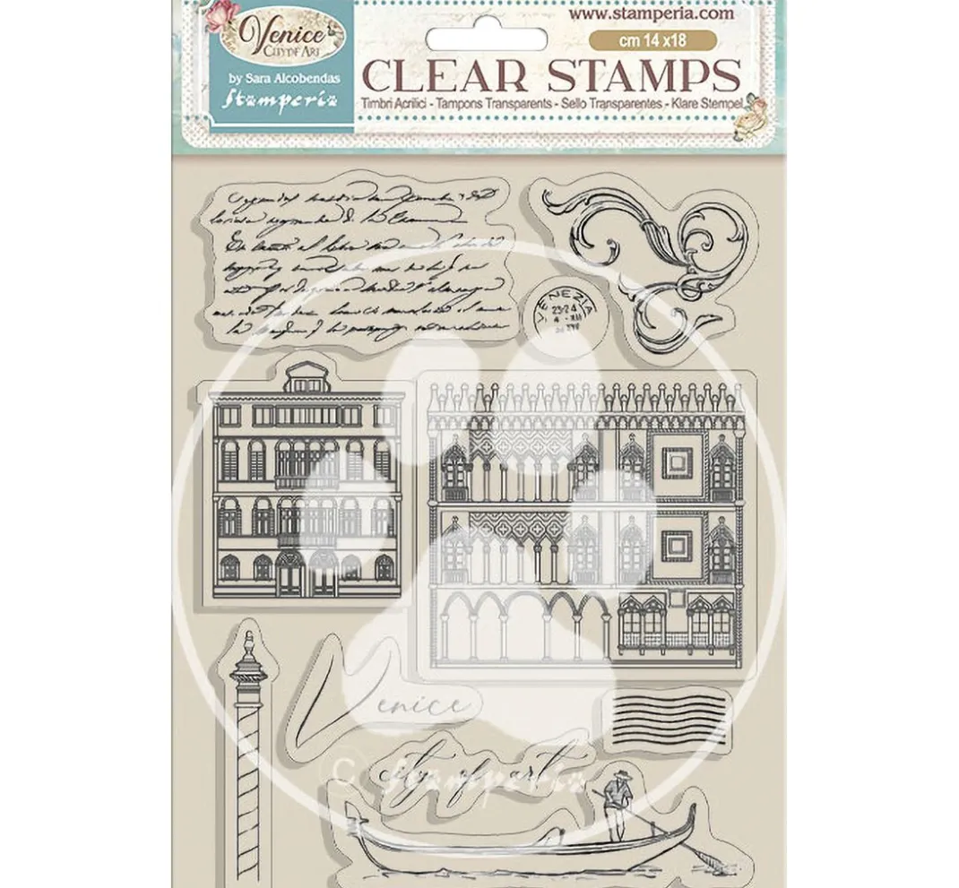 Stamperia Stempel & Zubehör|Kartengestaltung>Clear-Stamps "Venice"