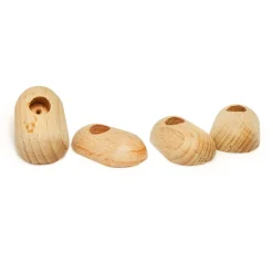 Kinder VBS Marionetten & Figuren|Bastelzubehör>Clownfüße aus Holz, 4 Stück