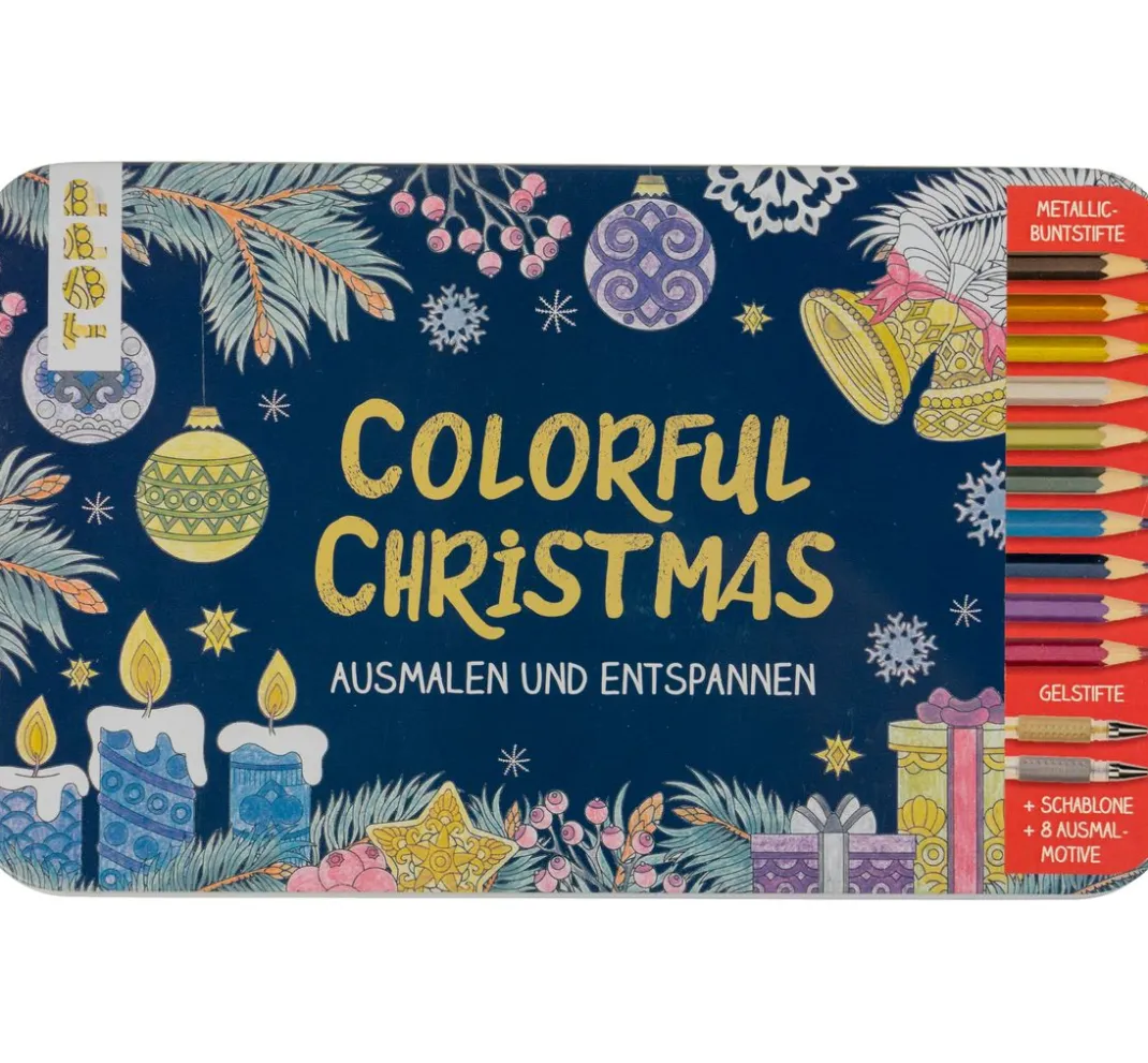 Topp Stifte>Colorful Christmas Designdose