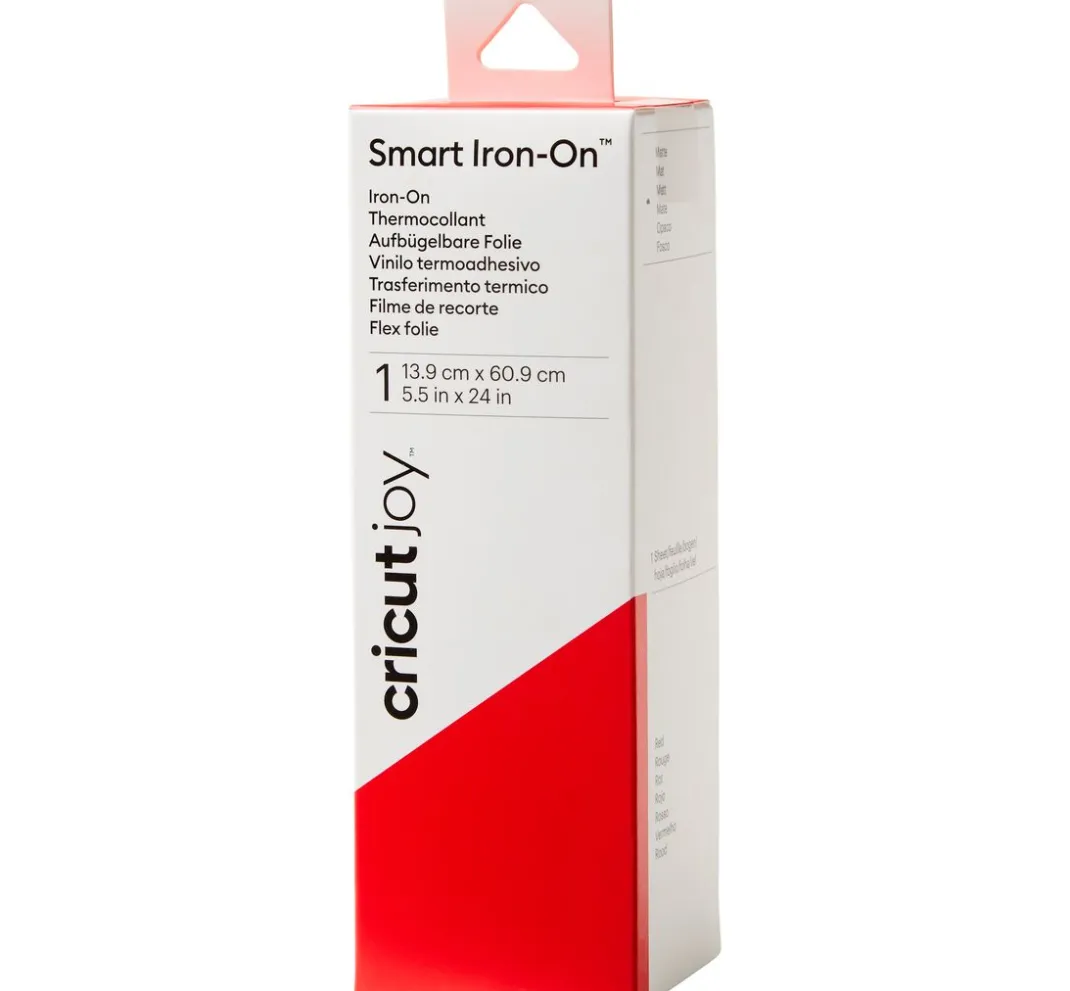 Cricut Plotten|Plotter>Joy Aufbügelfolie "Smart Iron-On", 13,9 x 60,9 cm