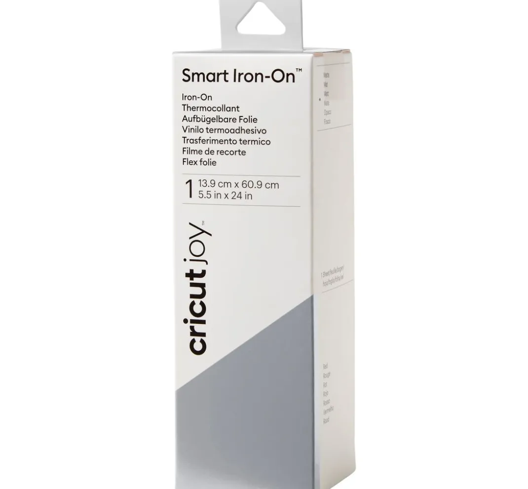 Cricut Plotten|Plotter>Joy Aufbügelfolie "Smart Iron-On", 13,9 x 60,9 cm
