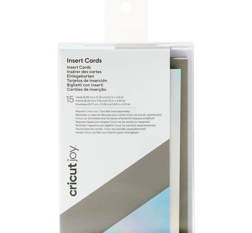 Cricut Karten & Umschläge|Plotten>Joy Doppelkarten mit Einleger & Umschlägen "Insert Cards", 8,89 x 12,45 c