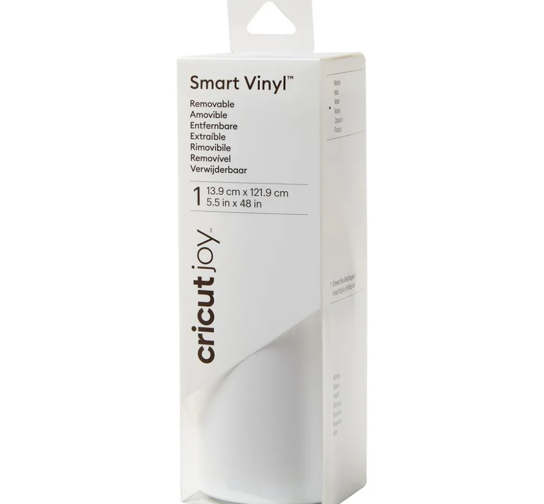 Cricut Plotten|Plotter>Joy Selbstklebende Vinylfolie - Matt "Smart Vinyl - Removable", 13,9 x 12