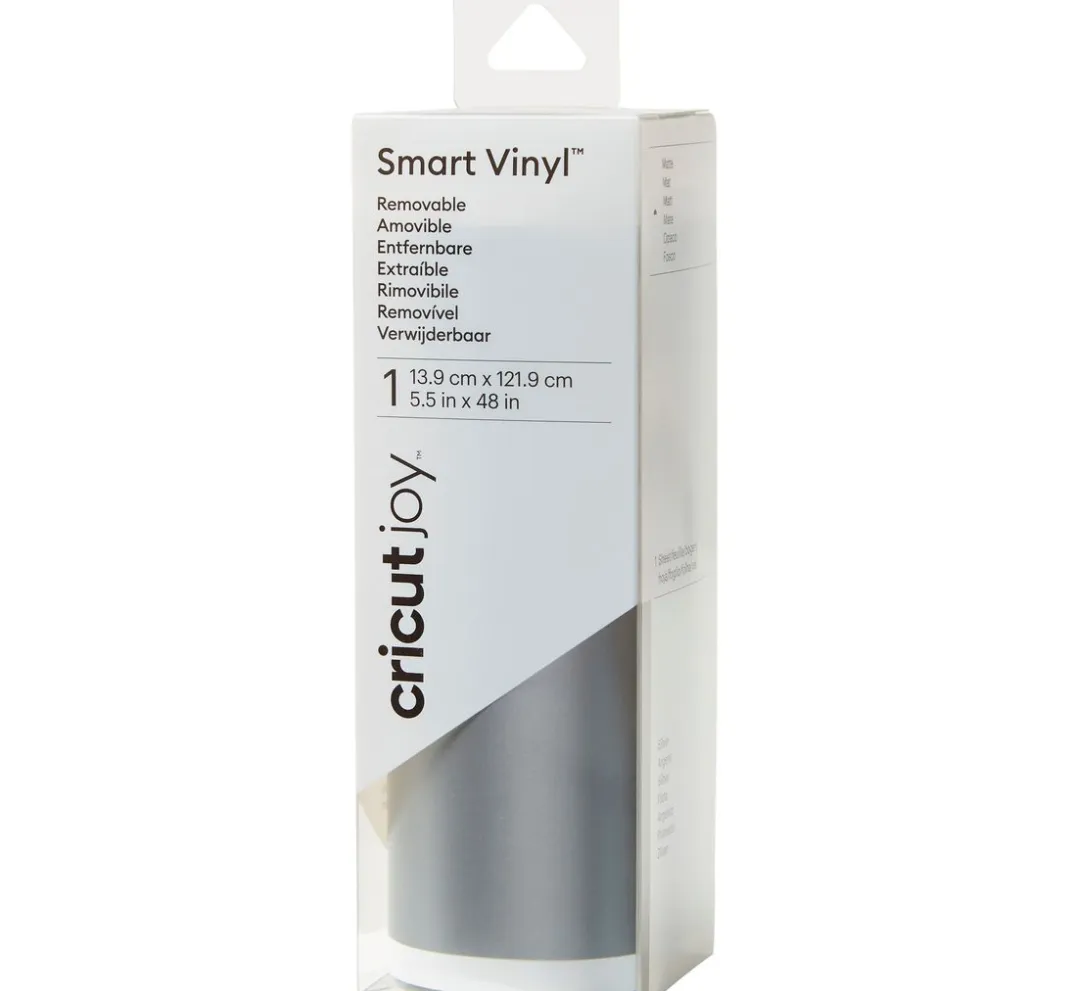 Cricut Plotten|Plotter>Joy Selbstklebende Vinylfolie - Matt "Smart Vinyl - Removable", 13,9 x 12