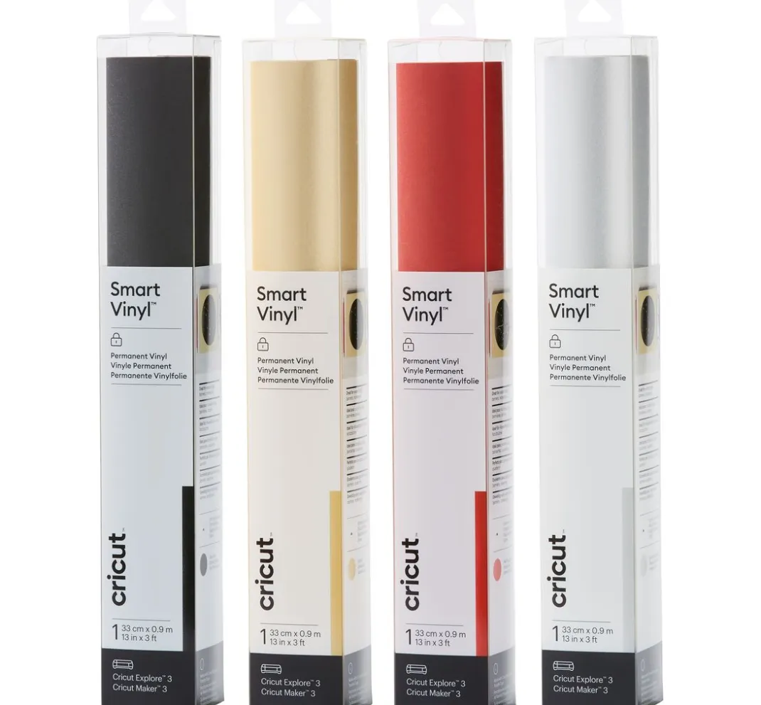 Cricut Plotten|Plotter>Selbstklebende Vinylfolie "Smart Vinyl - Permanent", 33 x 90 cm